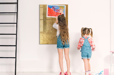 Dry erase magnetic board Decorative material