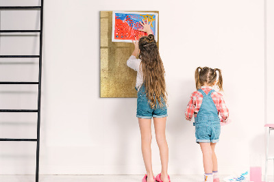 Dry erase magnetic board Decorative material