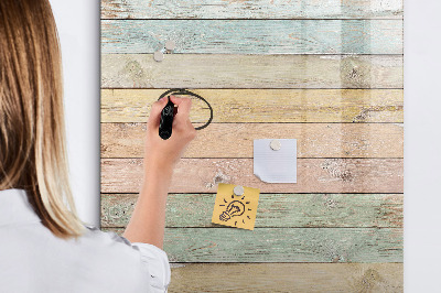 Magnetic board with marker Pastel boards