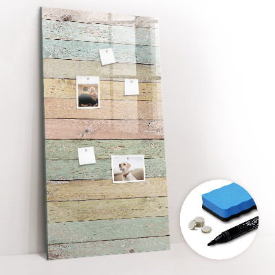 Magnetic board with marker Pastel boards