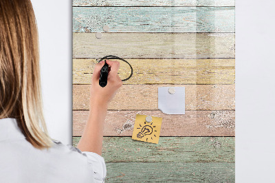 Magnetic board with marker Pastel boards