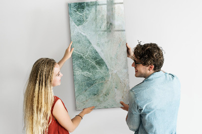 Dry erase magnetic board Stone marble