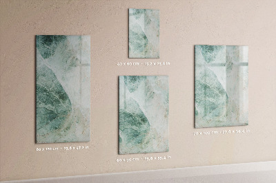 Dry erase magnetic board Stone marble