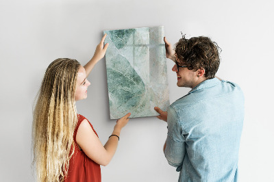 Dry erase magnetic board Stone marble