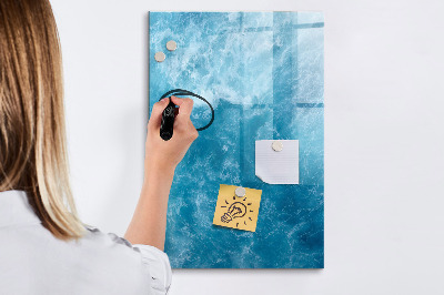 Magnetic board for drawing Water, sea, ocean