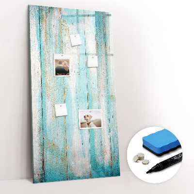 Dry erase board magnetic Vintage wood