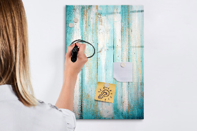 Dry erase board magnetic Vintage wood