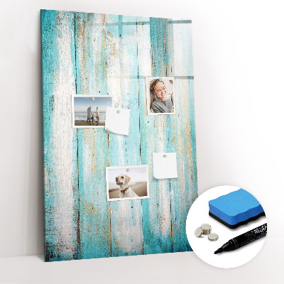 Dry erase board magnetic Vintage wood