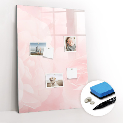 Dry erase magnetic board Rose flowers