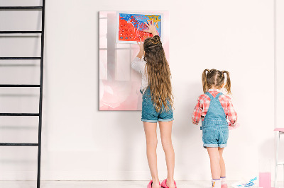 Dry erase magnetic board Rose flowers