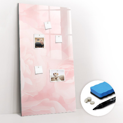 Dry erase magnetic board Rose flowers