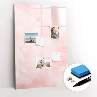 Dry erase magnetic board Rose flowers
