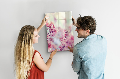 Dry erase board magnetic Spring flowers