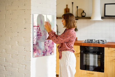Dry erase board magnetic Spring flowers