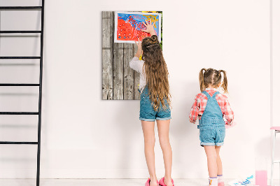 Dry erase magnetic board Wood sunflowers