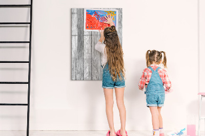 Magnetic board for drawing Wooden boards