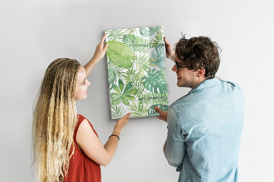 Dry erase board magnetic Watercolor leaves