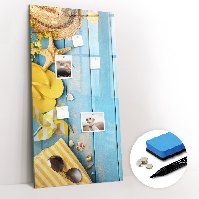 Magnetic board with marker Beach accessories