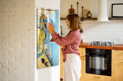 Magnetic board with marker Beach accessories