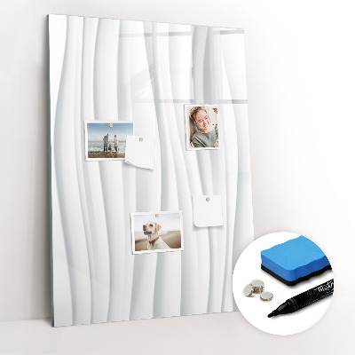 Dry erase board magnetic Abstract lines