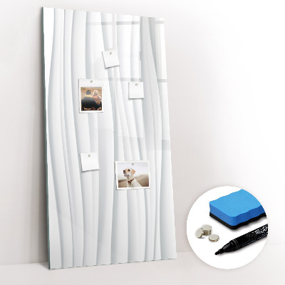 Dry erase board magnetic Abstract lines