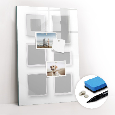 Dry erase magnetic board Flowers Roses