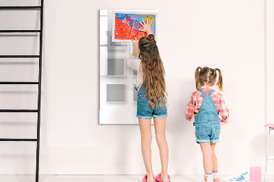 Dry erase magnetic board Flowers Roses