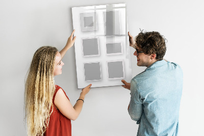 Dry erase magnetic board Flowers Roses