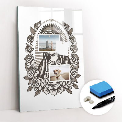 Dry erase board magnetic Jesus Christ