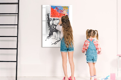 Dry erase magnetic board Vision board