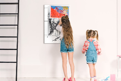 Dry erase magnetic board Vision board