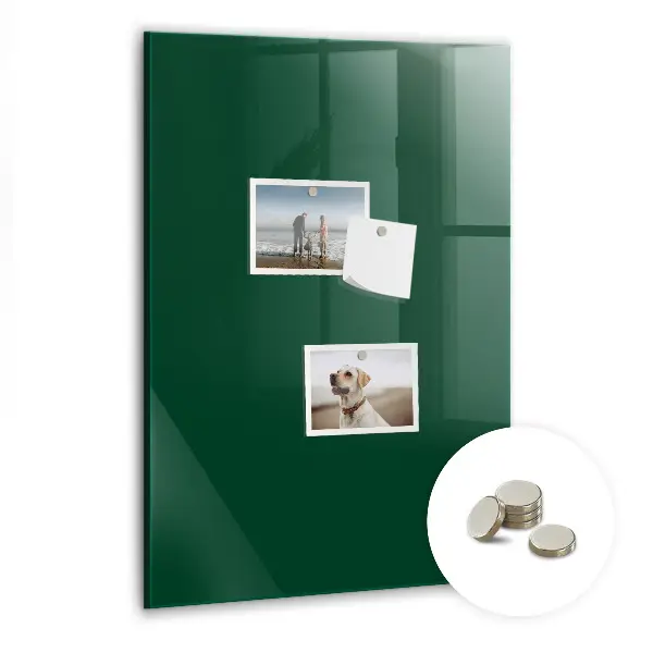Bottle green magnetic board