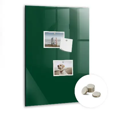 Bottle green magnetic board
