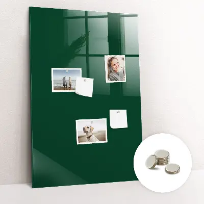 Bottle green magnetic board