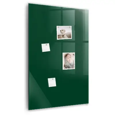 Bottle green magnetic board