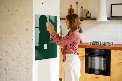 Bottle green magnetic board