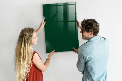 Bottle green magnetic board