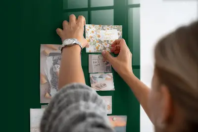 Bottle green magnetic board