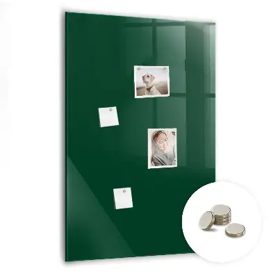 Bottle green magnetic board