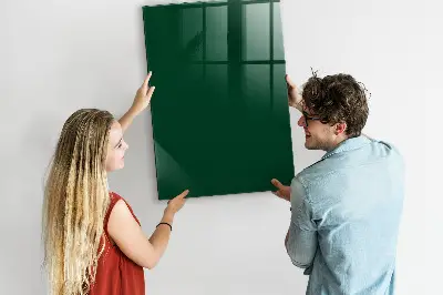 Bottle green magnetic board