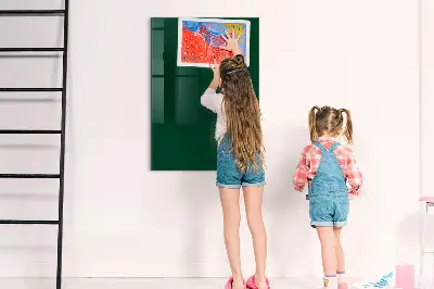 Bottle green magnetic board