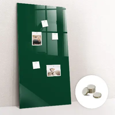 Bottle green magnetic board