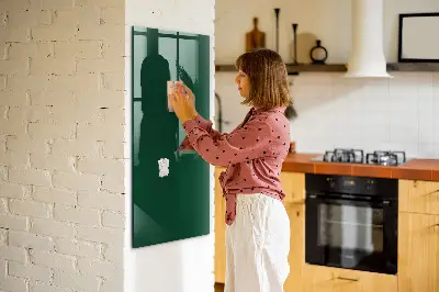 Bottle green magnetic board
