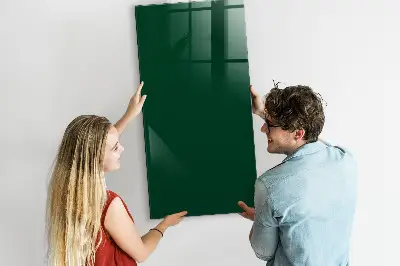 Bottle green magnetic board