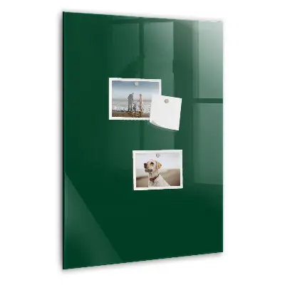 Bottle green magnetic board