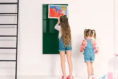 Bottle green magnetic board