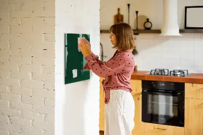 Bottle green magnetic board