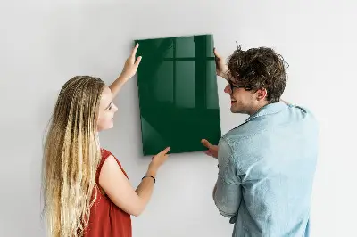 Bottle green magnetic board