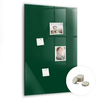 Bottle green magnetic board