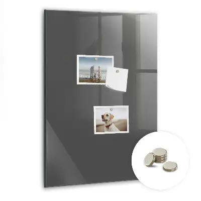 Gray magnetic wall board